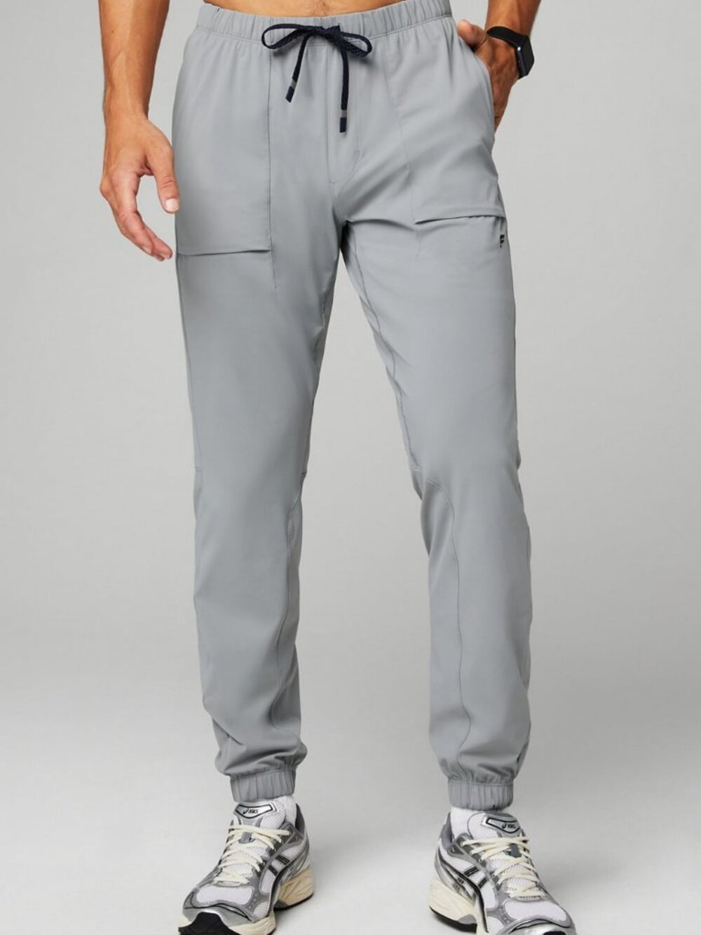 Fabletics The One Jogger Men's Small Slate Gray Gym Workout Activewear